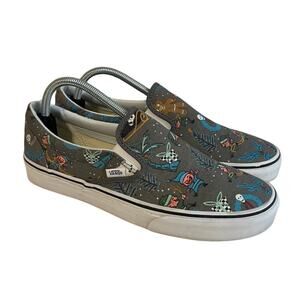 Vans Unisex Van Doren Collab Ltd Ed Holiday Pewter Slip On Shoes sz M 9 W 10.5